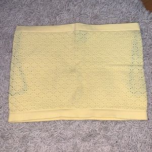 Yellow tube top